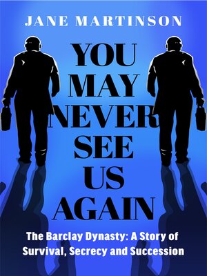 cover image of You May Never See Us Again